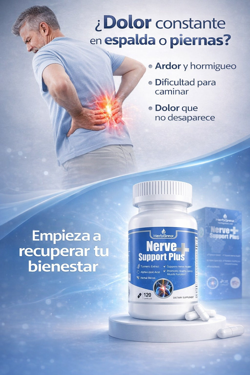 NERVE + SUPPORT PLUS- ALIVIO REAL