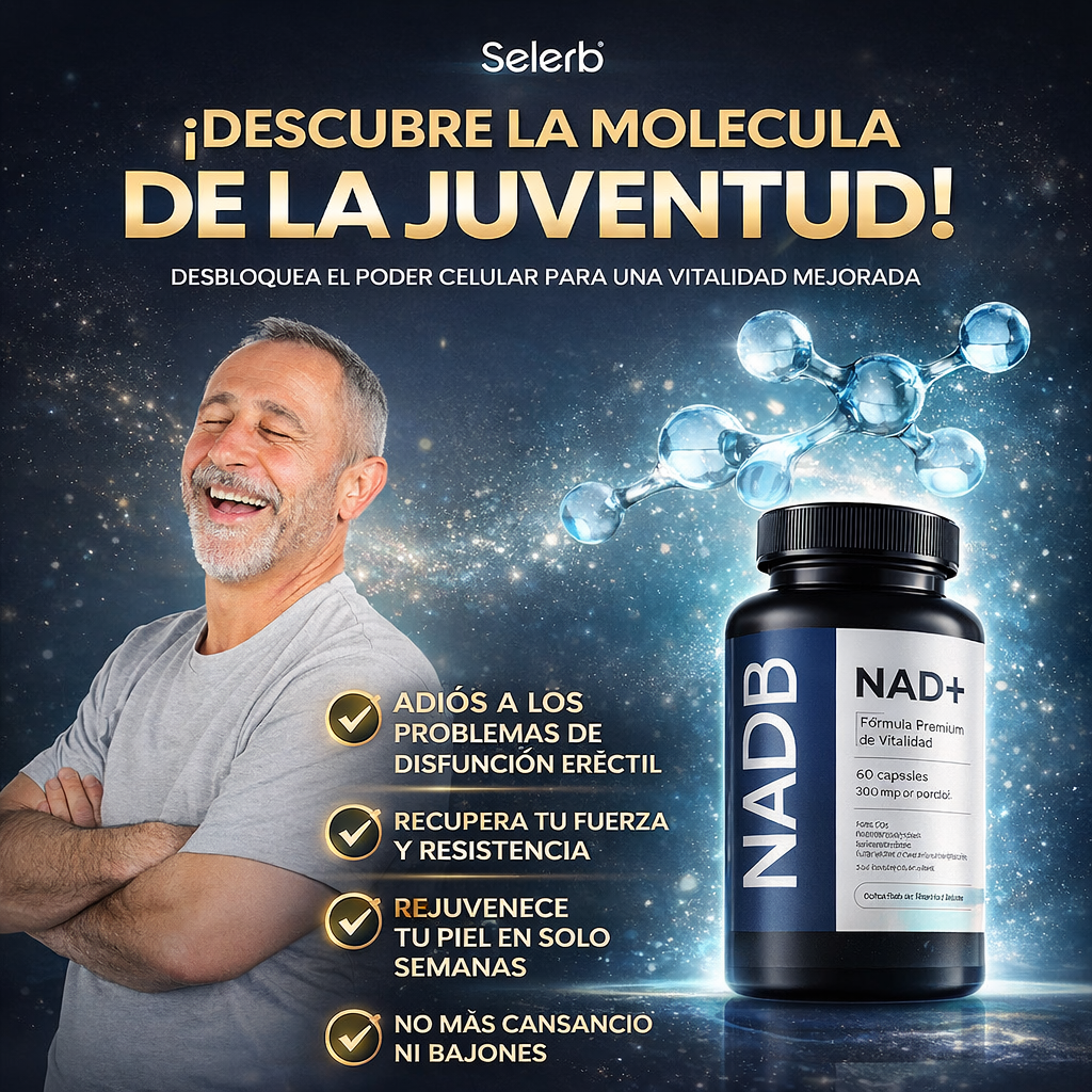 Selerb NAD + 60 Cápsulas - Fórmula Premium de vitalidad